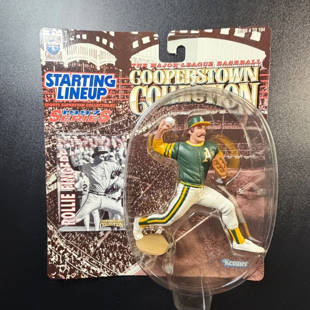 Kenner Starting Lineup 1997 Rollie Fingers Oakland Athletics Cooperstown Figure
